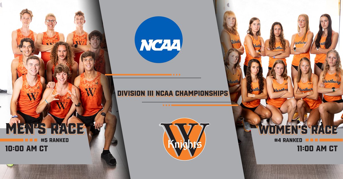 WartburgKnights's tweet image. It's MEET DAY!!🔥🏃‍♂️🏃‍♀️

No. 4 women's and No. 5 men's @RUNWARTBURG are set to compete at the NCAA Championships TODAY in Carlisle, Penn!! The men's race will begin at 10 a.m. CT (11 ET) with the women following at 11 a.m. CT

📺bit.ly/47WMdkn

📊bit.ly/49FNkq8
