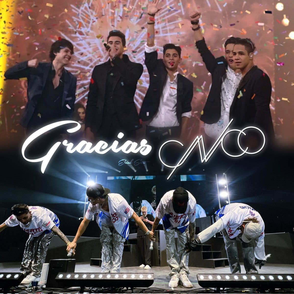 erickbriansite's tweet photo. Gracias @CNCOmusic por estos maravillosos 8 años! Deseamos de todo corazón que cada uno de ustedes la rompa en cualquier cosa que venga a futuro, merecen lo mejor del mundo siempre. ✨ https://t.co/gSKKR9cnGQ