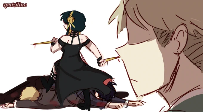 Twilight and Thorn Princess working together #SPY_FAMILY #loidforger #yorforger 