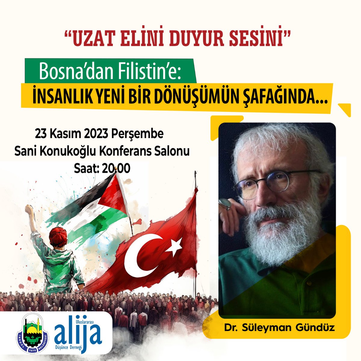 Filistin ve gazze için inegölde buluşuyoruz...