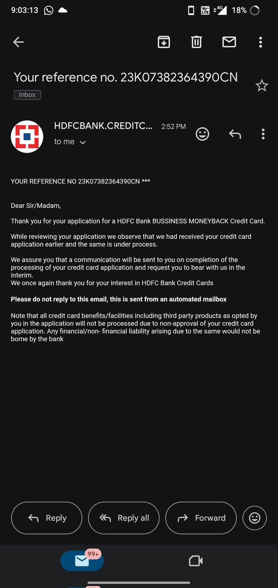 buntychhabra02's tweet photo. tell me when approve my credit card.....
my name is sanjay kumar 
and call me please i many message of in your direct inbox but not reply ajay service manager...??? @HDFC_Bank @HDFCBank_Cares @HDFCCredila @RBI @HDFCBankNews https://t.co/YHywvEIYhN