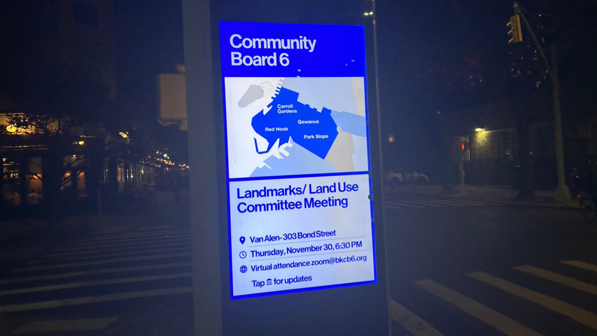 CB6 - Brooklyn Community Board 6 tweet media