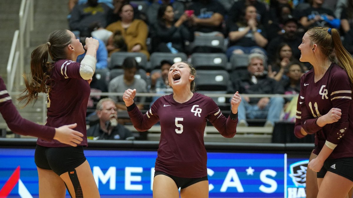 CONFERENCE 6A #UILState VOLLEYBALL 𝙎𝙀𝙈𝙄𝙁𝙄𝙉𝘼𝙇 FINAL SCORE:  
<a href="/HarlanHawks_VB/">Harlan Volleyball</a> 1️⃣ 
<a href="/cincovolleyball/">CincoRanchVolleyball</a> 3️⃣

Box Score ➡️ bit.ly/3SKjR8o