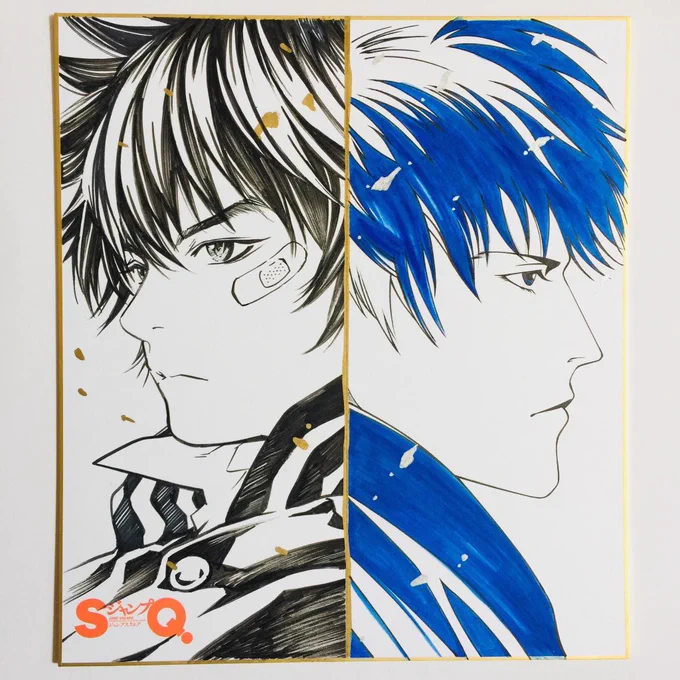 浅田弘幸 ×上條淳士  2018年【 横顔展 】 2023年【 京都のふたり展 】  この先もまたアニキと何か一緒に出来る自分でいなければ、と思うのです。  京都髙島屋、蔦屋書店での #京都のふたり展 は本日最終日。18時迄となります。  #上條40周年 記念展!は吉祥寺で今日も明日も明後日も開催中✧