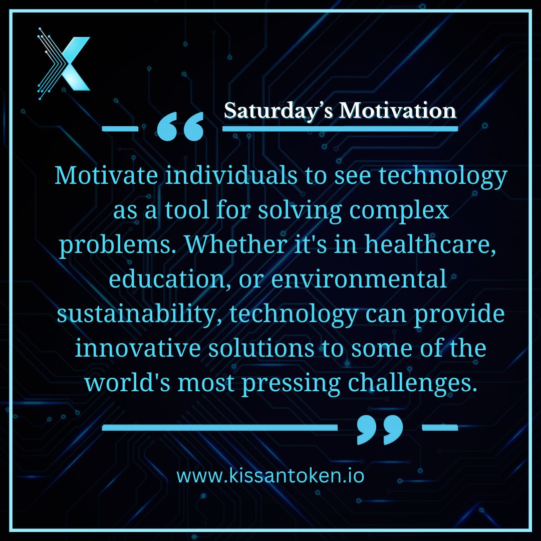 ksntoken's tweet photo. The secret to happiness is not success. The secret to success is happiness. You will succeed if you are passionate about what you are doing. ๐โค๏ธ
#motivation #todaymotivation #saturdayvibes #saturday #KSNtoken #ksn #kissantoken #kissan #taught #technology #afrotechworld https://t.co/aX3agVoP7P