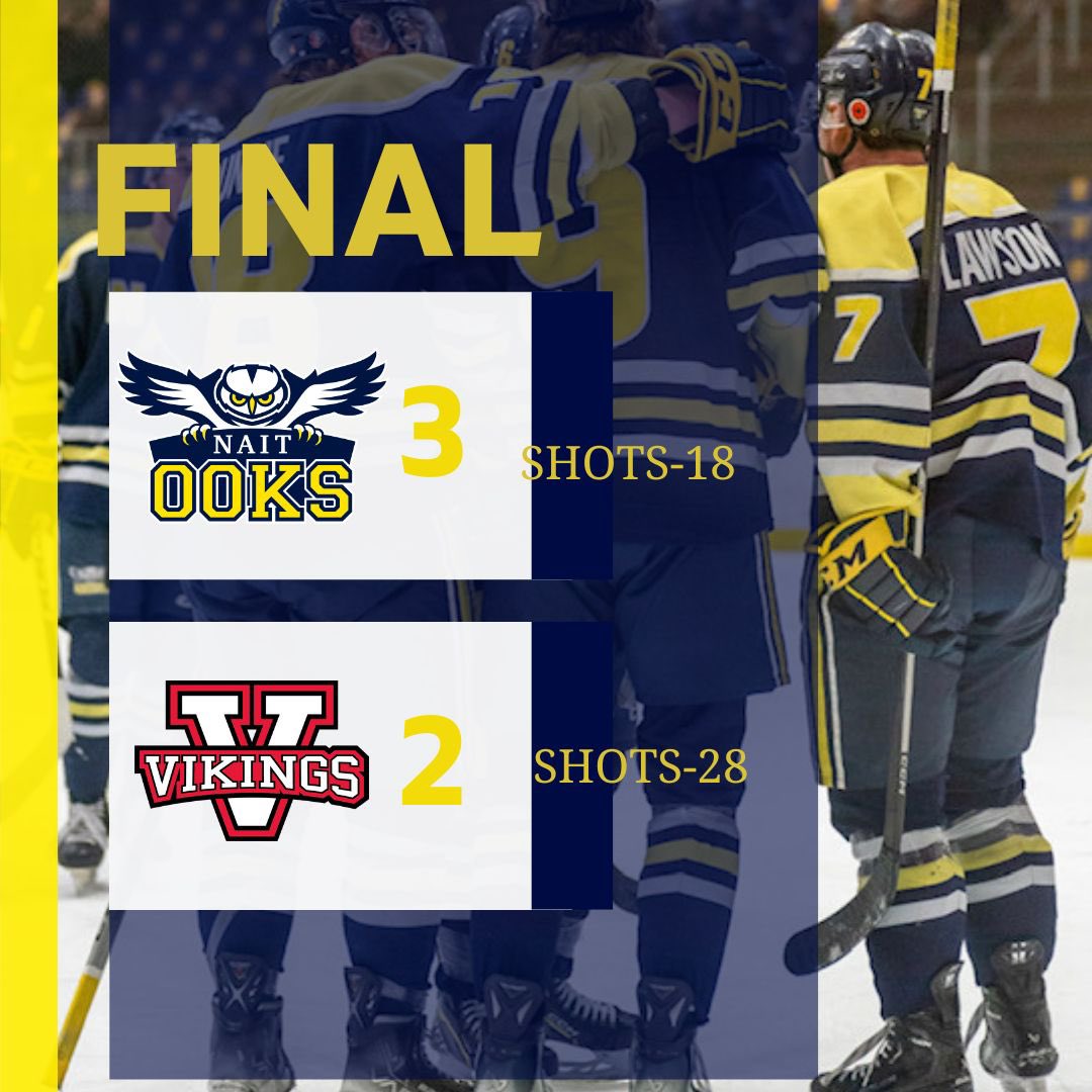NAITMensHockey's tweet photo. MHKY| The Ooks with an absolute thriller of a win as we steal this one on the road , 9 wins stringed togetherโ
โ
Player of the game : Ethan Leyer #23 ๐๐ฏ๐ฏ
Player & killer of the game: Brophy Dunne #18 โ
๐ค๐ค
#ooksnation #cannotbestopped #ournest https://t.co/GSHOVjqQ3e