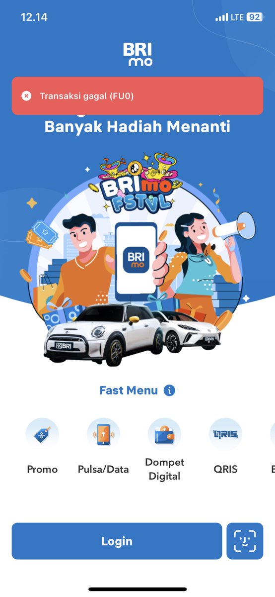 Muhamma63475448's tweet photo. @BANKBRI_ID hallobank bri gimana ini ya apk mbankingnya koo tiba tiba gak bisa mana mau transaksi lagi🙆🏽🙆🏽 butuh kecepatan https://t.co/nP8xfndxz3