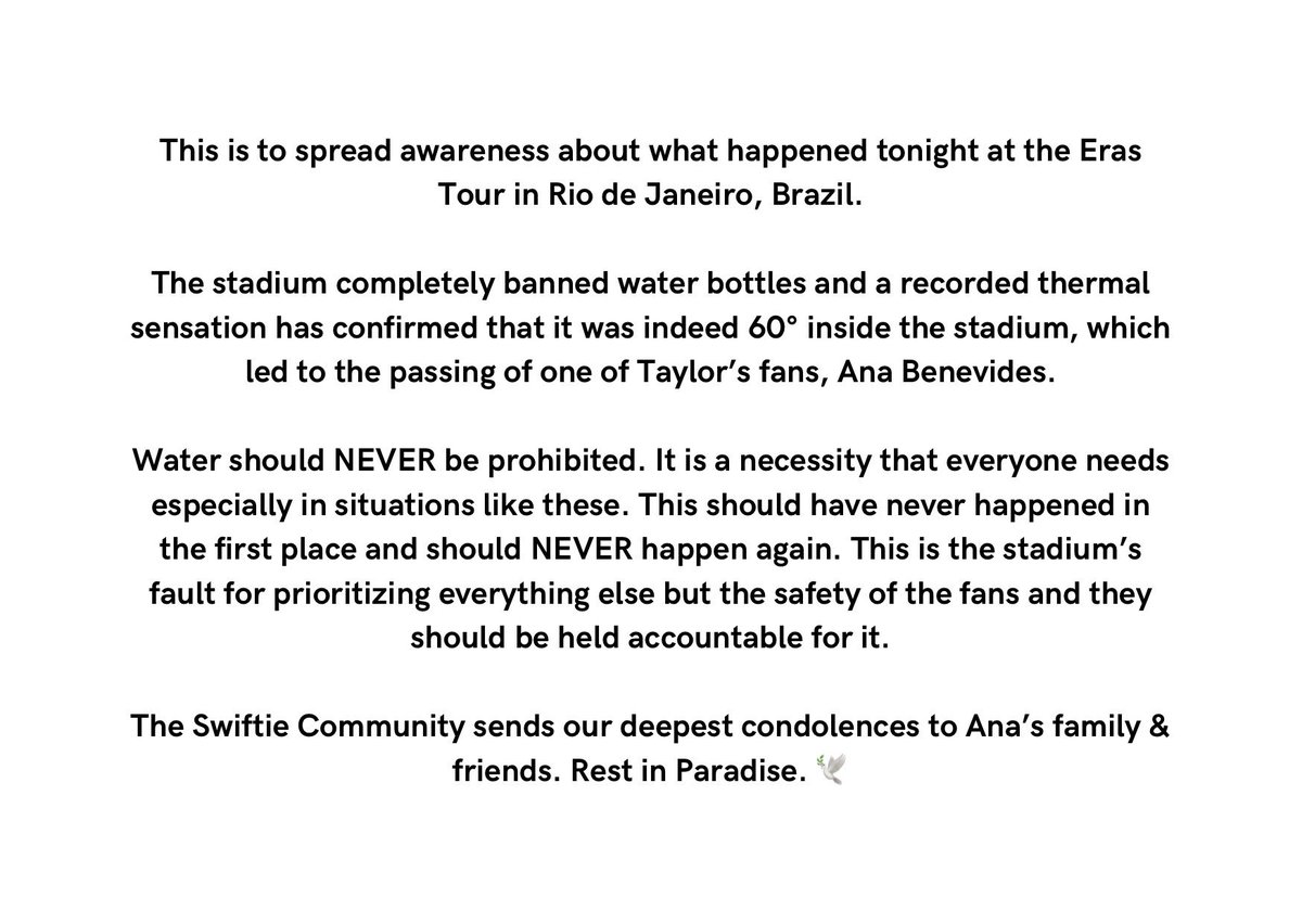 her name was ana benevides. say her name. keep spreading awareness. T4F EXIGIMOS RESPEITO.