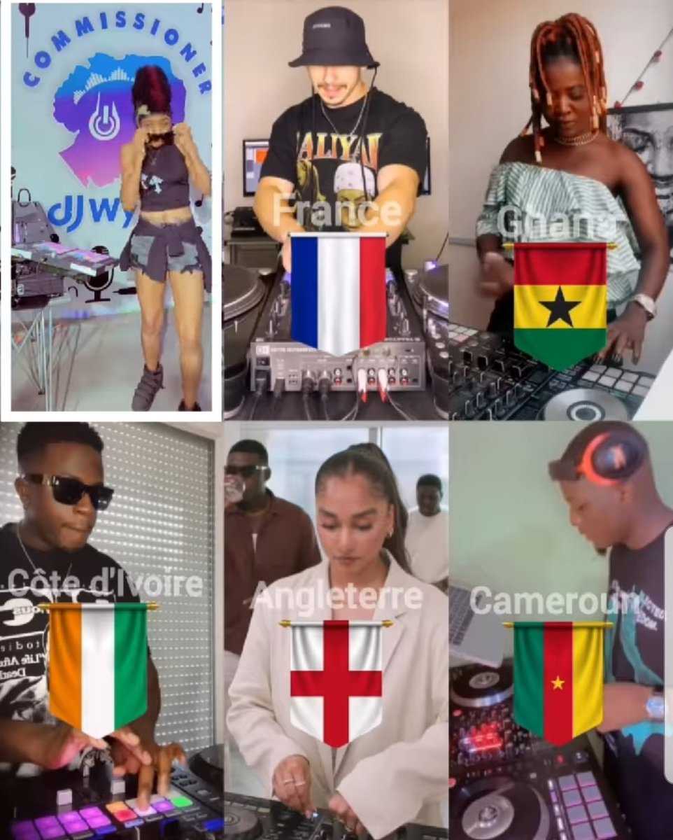 Which of these countries has the best DJ?? 1. Nigeria 2. France 3. Ghana 4. Còte d'lvoire 5. Angleterre 6. Cameron.