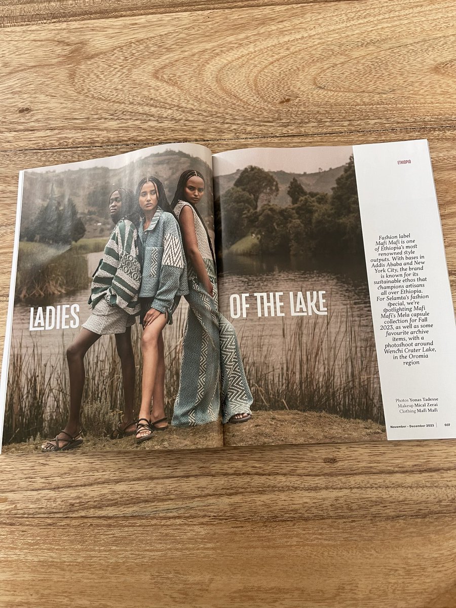 New "Mela" capsule collection launch, featured in Selamta! Transports you to a realm of chic style &amp; calm! embodying the Ethiopian craftsmanship and heritage with pride. Made with love, in Ethiopia. 
#MelaCollection #FashionFusion #mafimafi #wenchi #sustainablefashion