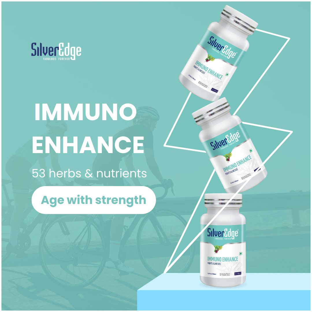 getsilveredge's tweet photo. Age with strength : Immuno power capsules, the power pack resilience to your immunity with 53 super foods.

Shop now:
🌐https://t.co/TjCQQe8p6c

#silveredge #thesilveredge #neutraceuticals #joints #jointwellness #jointcaretablets #jointcare #immunity #healthyjoints #musclehealth https://t.co/u3rZ45Hlup
