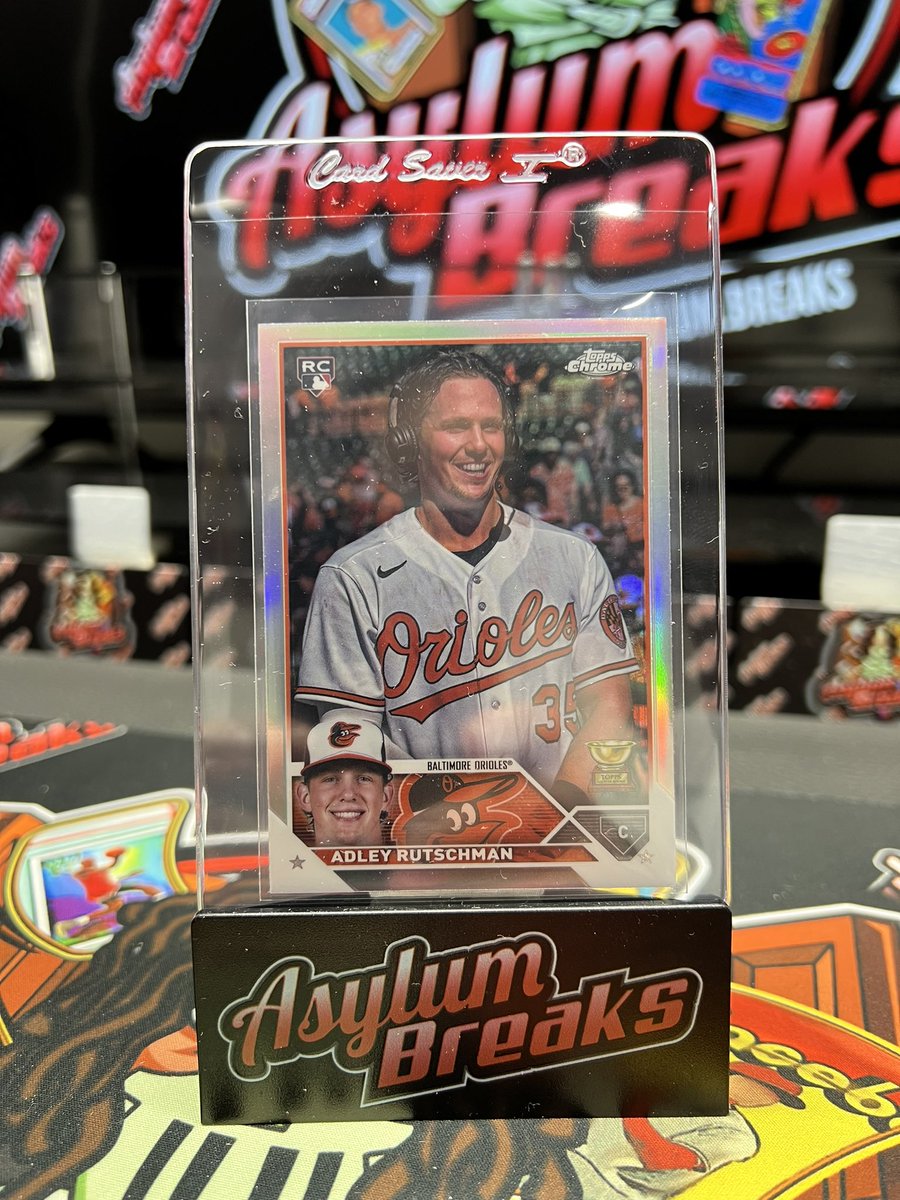 Asylum_Breaks's tweet photo. 2023 Topps Chrome Update Adley Rutschman RC SP Image Variation https://t.co/Uk25BDzh1Z