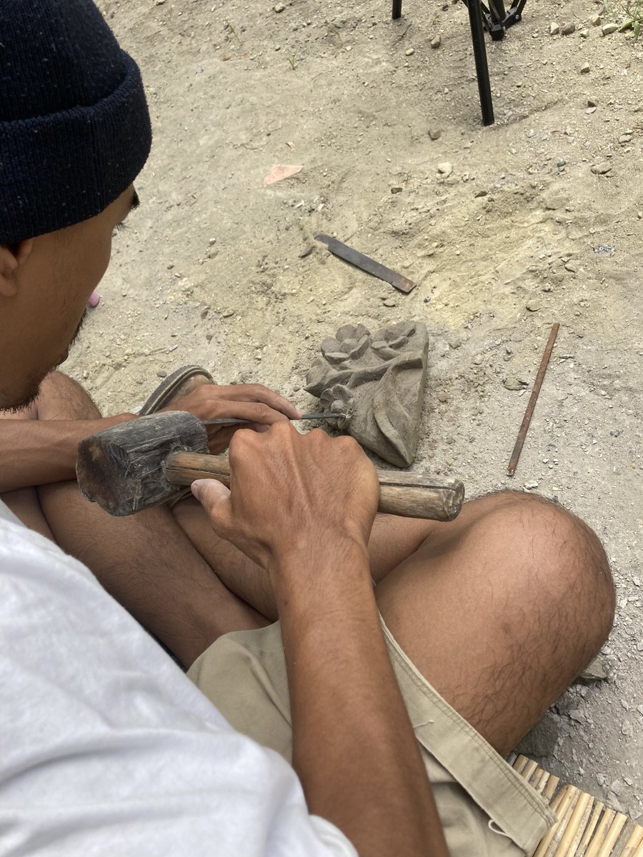 in 2015, i left my job with small income from #Bitcoin  trading &amp; selling graphic assets, moving to Bali. #BTC  played a role in helping me pursue my desire to learn new things, here's my second attempt during my learning journey in Ubud. #wip #progress #sculpting #NFTCommunity