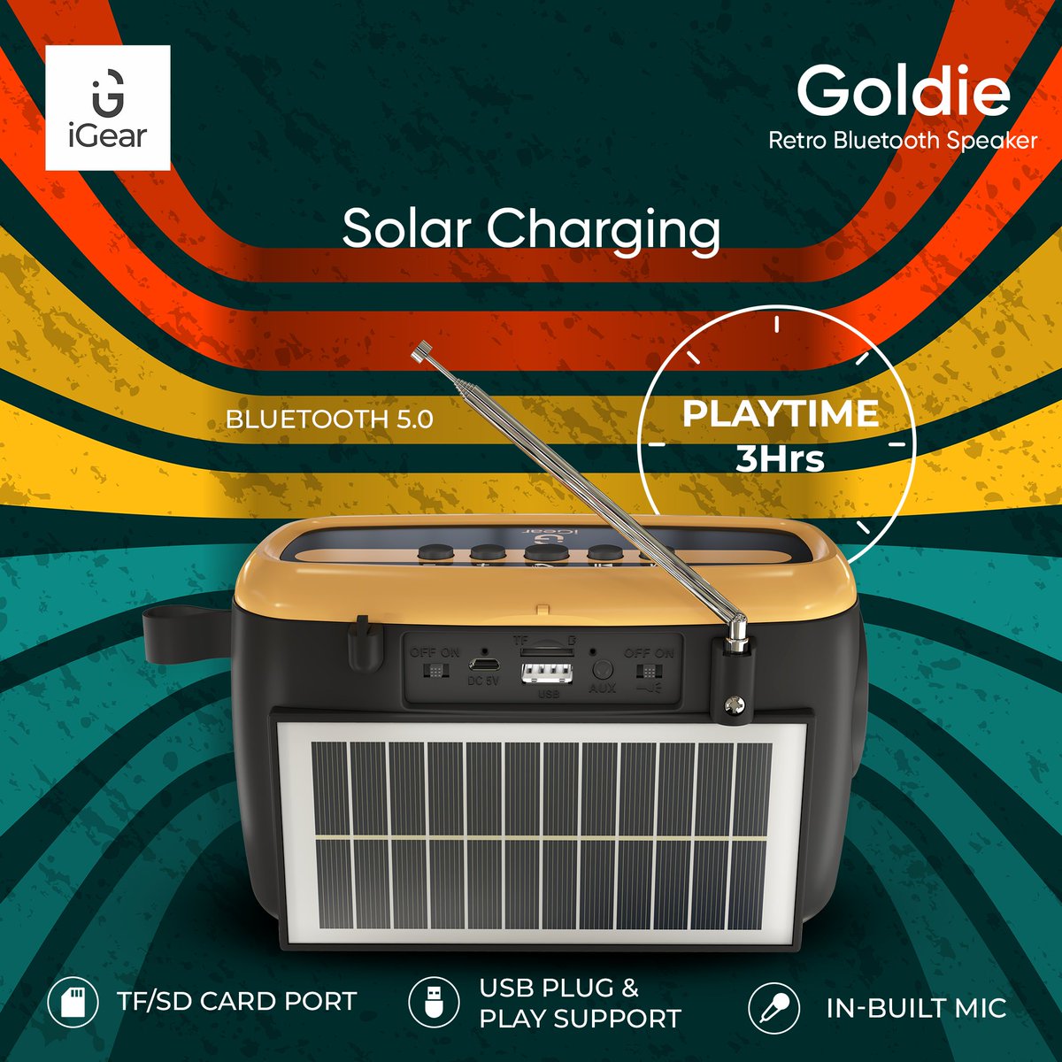 With impressive features and a commitment to sustainability, Goldie is the perfect blend of style and substance, ensuring your music never misses a beat. To buy or know more, visit igearworld.com #iGearWorld #iGearLifestyle #SeriouslySmart