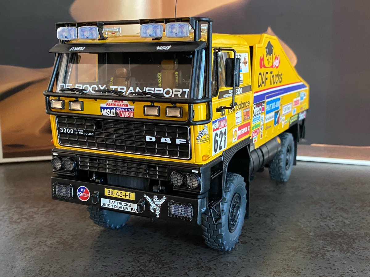 ItaleriModelKit's tweet photo. From Fajolles Philippe  : Daf de Jan de Rooy pour le Paris Dakar 1985 1:24 scale (from kit 760)
Send your Italeri scale model pictures to photo@italeri.com we will post them on our Facebook, Twitter and Instagram official pages.
#italeri https://t.co/nQwCjwQj5O