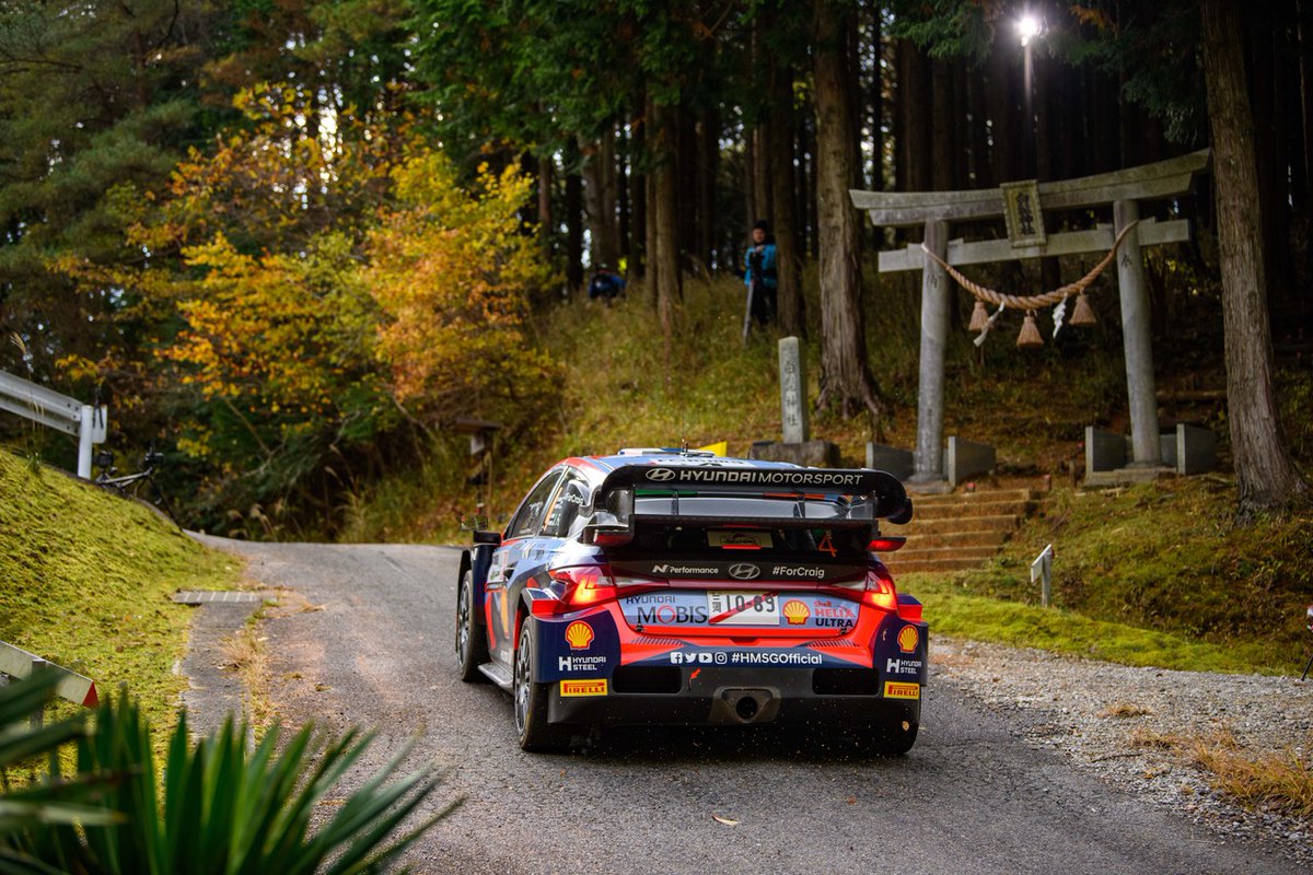 #RallyJapan SS14, snowing ❄️, 4th fastest: "I think the hard tires are not the best in these conditions."
Overall 4th.
#HMSGOfficial #WRC #L4PPI