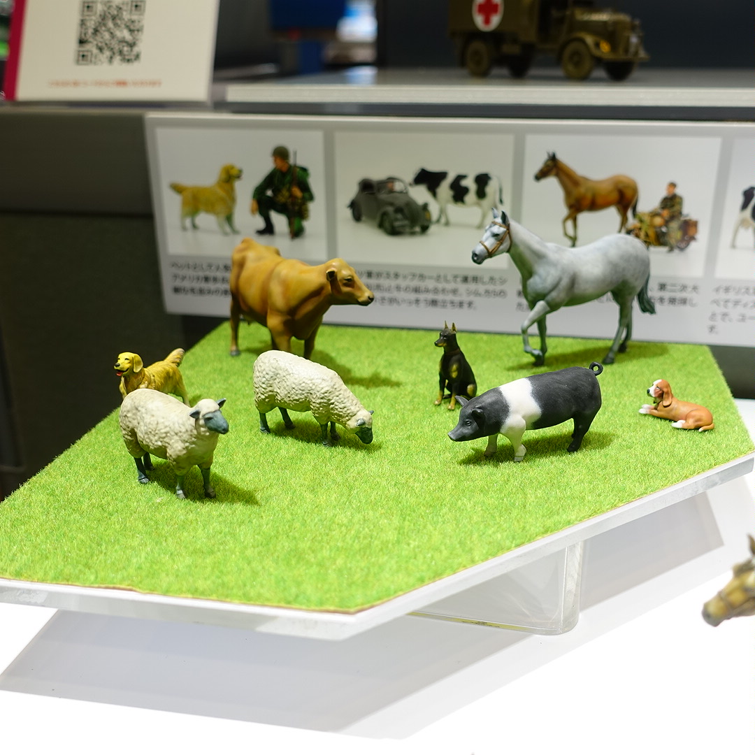好評発売中】1/35 動物セットⅡ○1320円(税込)(ITEM:35385) #タミヤ