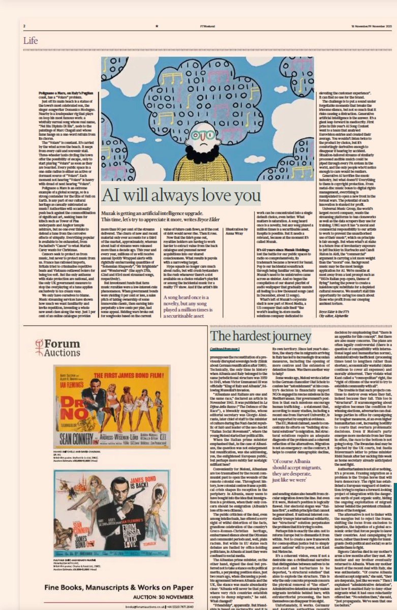 Lea Ypi (@lea_ypi) on Twitter photo I wrote for the FT <a href="/ftweekend/">FT Weekend</a> on my mother’s journey as an “illegal” migrant from Albania to Italy, detention centres, Rwanda-style deals, and why framing migration as a problem is dangerous not just for migrants but for European democracy. I wrote for the FT <a href="/ftweekend/">FT Weekend</a> on my mother’s journey as an “illegal” migrant from Albania to Italy, detention centres, Rwanda-style deals, and why framing migration as a problem is dangerous not just for migrants but for European democracy.