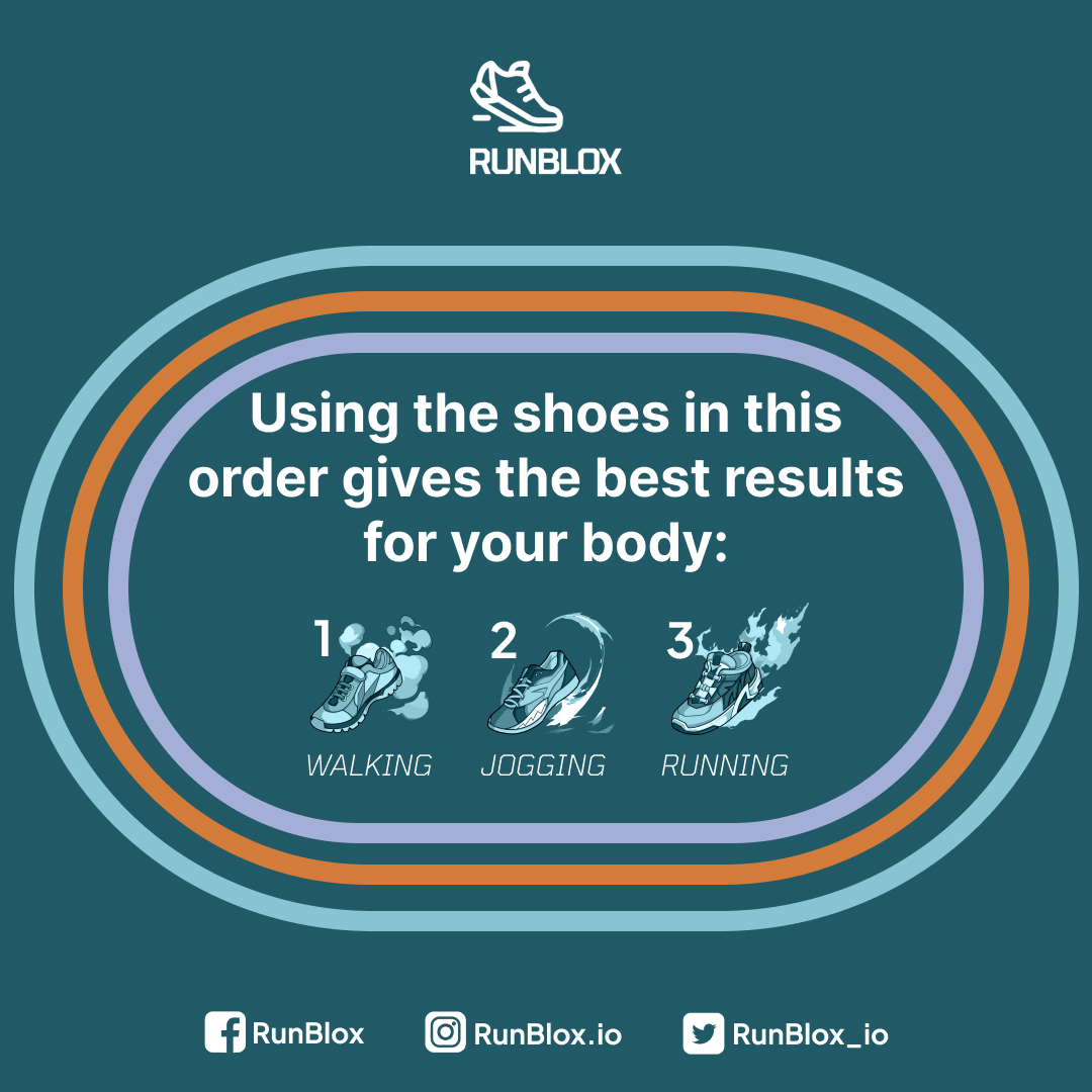 RunBlox🔺💙🔲 | RunOnArb (@runblox_io) on Twitter photo 🧠 #RunBlox Tips:
If you have multiple shoe types, try to mix your routine using different shoes on each activity!
This helps you go at a speed that feels right for you 🏃
What about you? What's your <a href="/RunBlox_io/">RunBlox🔺💙🔲 | RunOnArb</a> strategy? 🧐 🧠 #RunBlox Tips:
If you have multiple shoe types, try to mix your routine using different shoes on each activity!
This helps you go at a speed that feels right for you 🏃
What about you? What's your <a href="/RunBlox_io/">RunBlox🔺💙🔲 | RunOnArb</a> strategy? 🧐