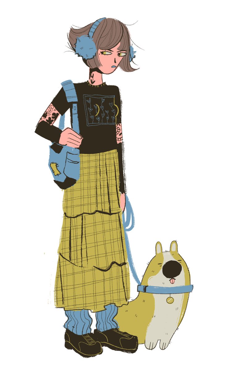 shrewkid's tweet photo. girl and dog https://t.co/1qQ46gGlh3