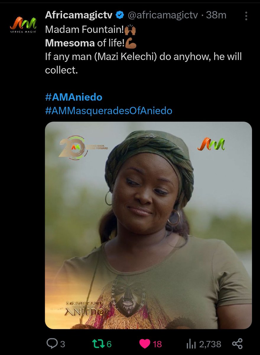 To all the Viewers of Masquerades of Aniedo. DALU for making all this happen yesterday . Una too much 💋. Chilled Fountain beer on Mmesoma for you all. #AmAniedo