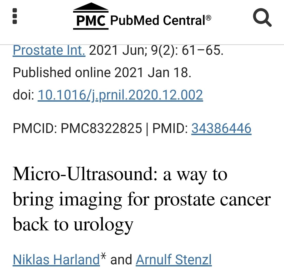 Microultrasound: New kid on the block for prostate cancer. May have sensitivity as good as MRI. 
 @mharisinghani
@ImagingProstate
@SAR_ProstateDFP