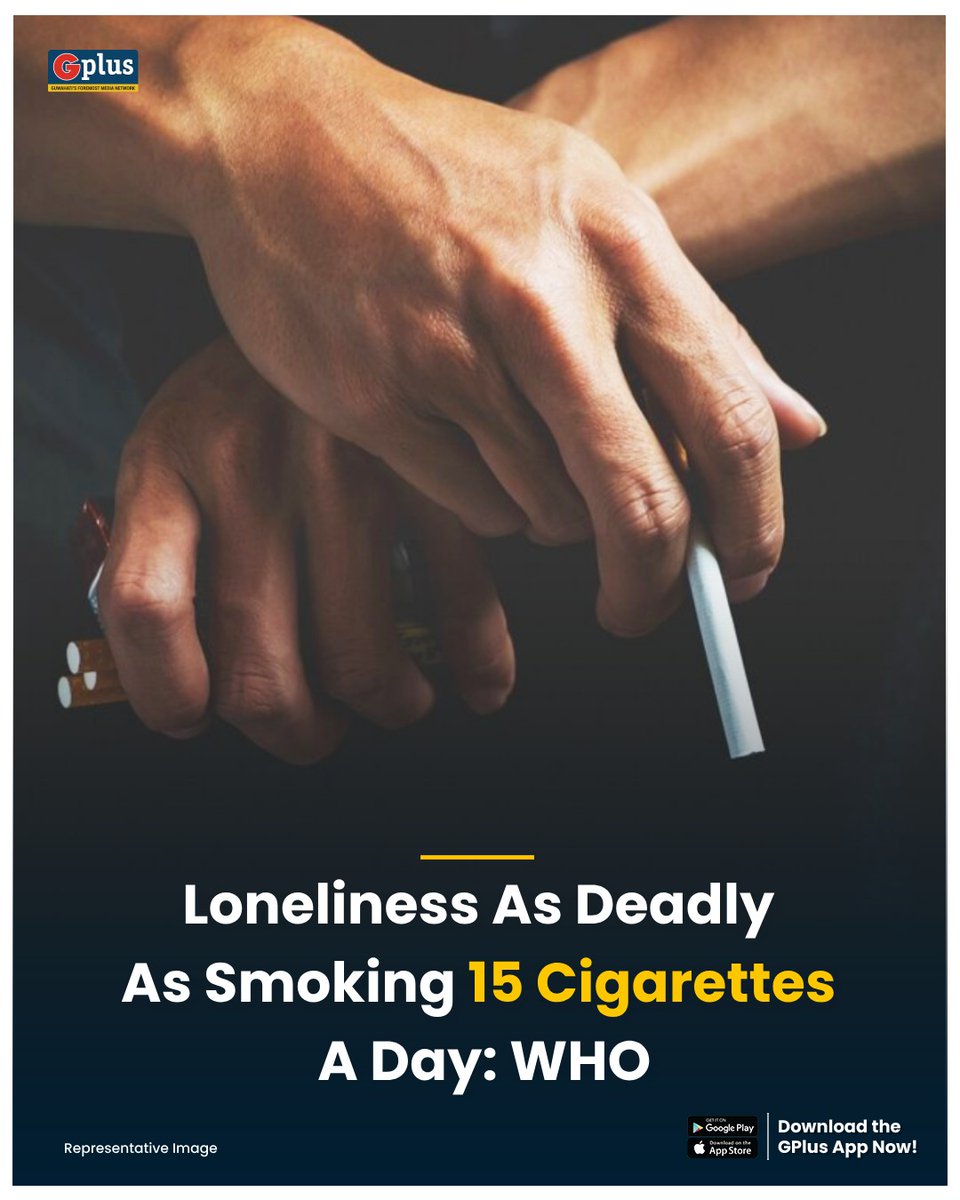 is loneliness the same as smoking 15 cigarettes a day NEWS