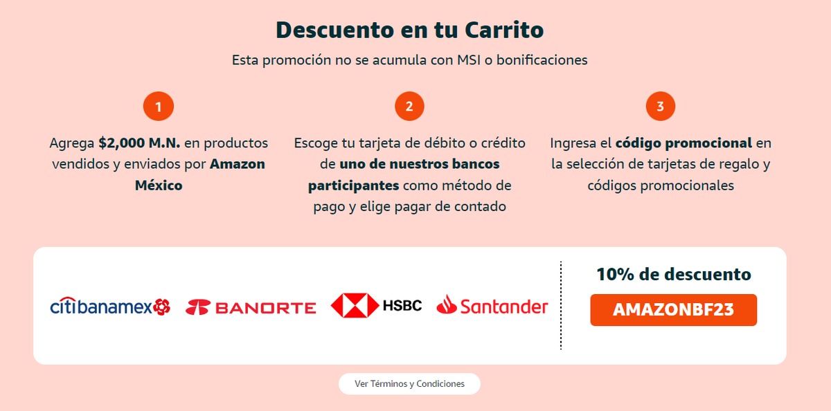 Pixelania's tweet photo. Acá tienen el link de Amazon México en donde están todas las nuevas ofertas:
https://t.co/CKyndxPUNx

Acá pueden ver todos los detalles de las promociones bancarias
https://t.co/4f9XO8ZMNv https://t.co/tPl2fKsuL3