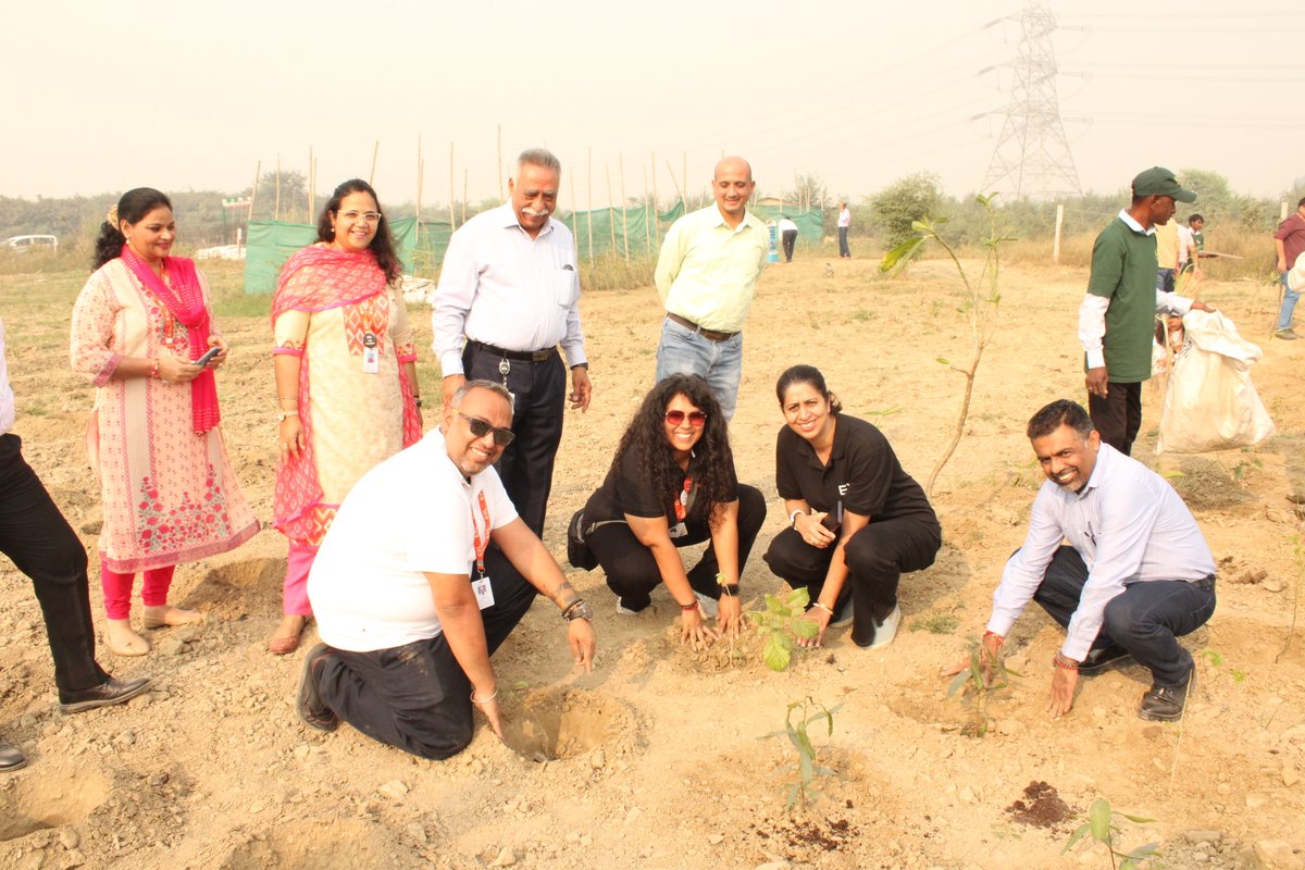 exl_service's tweet photo. In the week of Diwali, we planted 1000 trees as an investment into our planet Earth’s future. Thanks to our incredible volunteers, who are making a sustained contribution, one tree at a time.
#TreeHeroes #GreenImpact #PlantingforTomorrow #CorporateSocialResponsibility https://t.co/V8eERR1ksJ