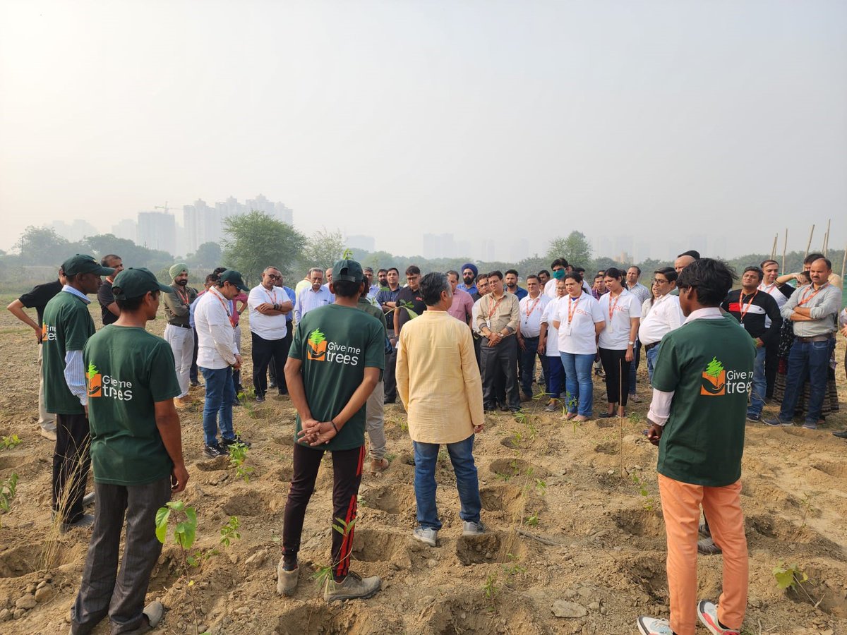 exl_service's tweet photo. In the week of Diwali, we planted 1000 trees as an investment into our planet Earth’s future. Thanks to our incredible volunteers, who are making a sustained contribution, one tree at a time.
#TreeHeroes #GreenImpact #PlantingforTomorrow #CorporateSocialResponsibility https://t.co/V8eERR1ksJ