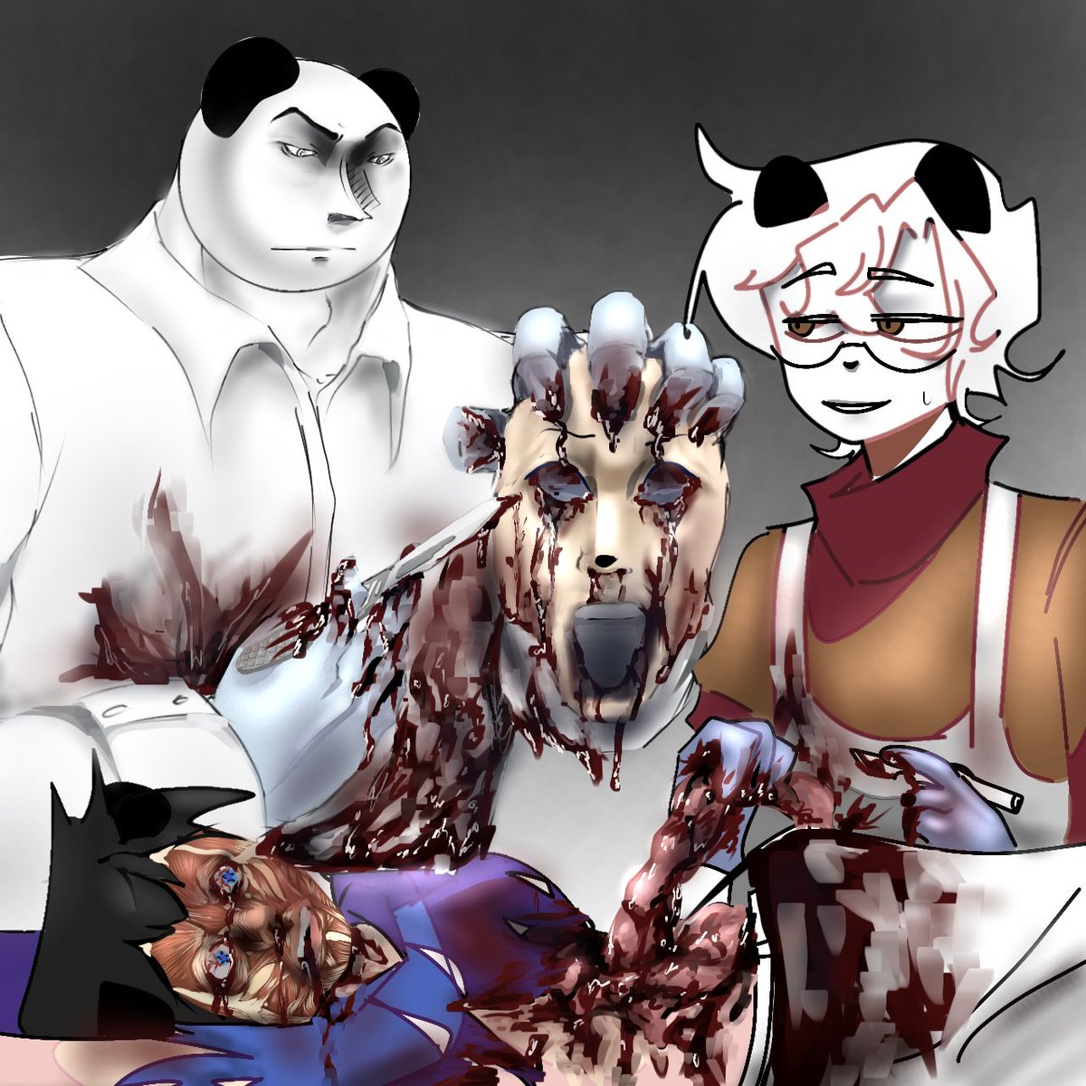 panda_thiencam_'s tweet photo. Collab with my friend @tiu_cng

#pandameme #ibispaintx #paint #art #artist #drawing #painting #ibispaint #creepy #dark #blood #gore #horror #scary #goreart #gacha https://t.co/qAxczhgSOn