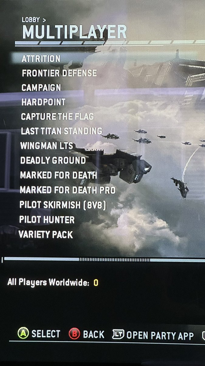 Guess i can clear a few GB from the console… #titanfall