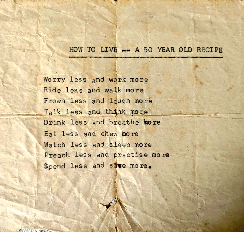 tusharmangl's tweet image. My Grandfather always kept this paper close to him. Isn't it inspiring?

#typewritten #wisdomquotes #thoughtful #dailyinspiration  #TusharManglPhotography