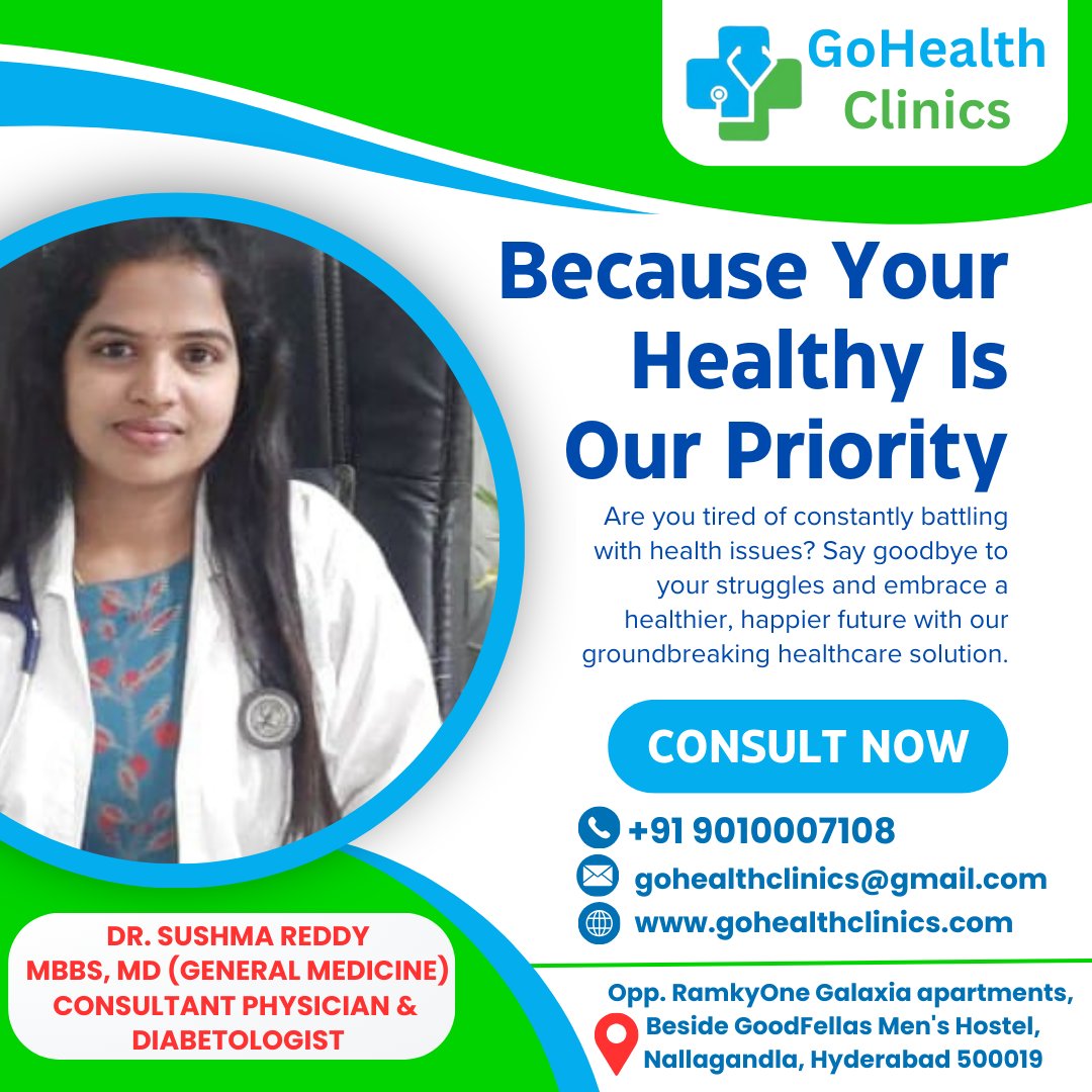 gohealthclinics's tweet photo. #gohealthclinics
Secure your well-being today by booking an appointment! Rely on Let GoHealth Clinics to assist you in achieving optimal health.
#HealthGoals #WellnessJourney #HealthyLiving #AppointmentNow #HealthcarePartner #OptimalHealth #PriorityHealth #StayWell https://t.co/gMrIOyXL6i