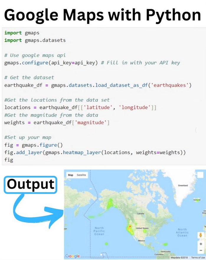 Python_Dv's tweet image. Google maps using Python morioh.com/a/a9bdee14b0d2 

🤔 Comment your opinion below!

#GoogleMaps #python #programming #developer #morioh #programmer #softwaredeveloper  #webdev #webdeveloper #webdevelopment #pythonprogramming #pythonquiz #ai #ml #machinelearning #datascience