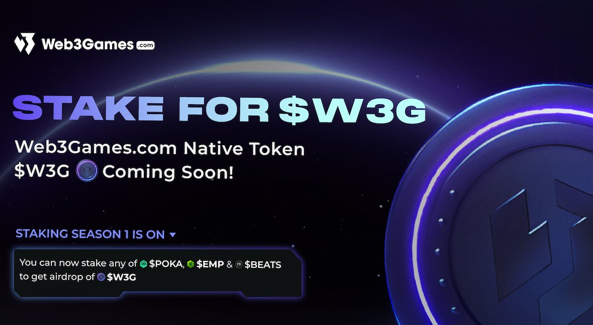 CryptoEmpireNFT's tweet photo. 👑 Get ready to stake your $EMP tokens and claim your $W3G airdrop! ⚔️

As a valued CryptoEmpire player, you're invited to stake your $EMP tokens and enjoy $W3G tokens airdrops. This is our way of thanking you for your support and for helping us shape the future of https://t.co/sK1LG58pjO.

Where to stake: https://t.co/FfQSNi9fRQ

For more details: https://t.co/mPeFzpwpsR
