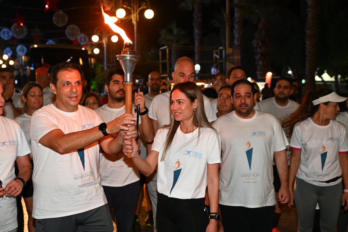 Η αυθεντική φλόγα του Μαραθώνα καίει από χθες το βράδυ το βωμό στις Φοινικούδες 🔥
Ραντεβού την Κυριακή για τον 6o <a href="/LarnakaMarathon/">Larnaka Marathon</a>