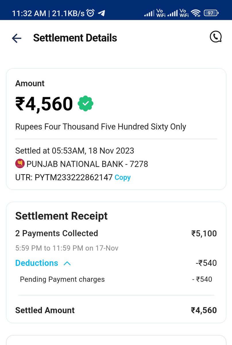 Shivanshu548's tweet photo. @sureshyada40484 @DelhiPolice @Paytm_care_11 @Paytm Same issue with me they are doing Big Scam plzz @RBI look into it. They are Deducting charges without informing and without reason and as they wish. https://t.co/WcmP6H89wX
