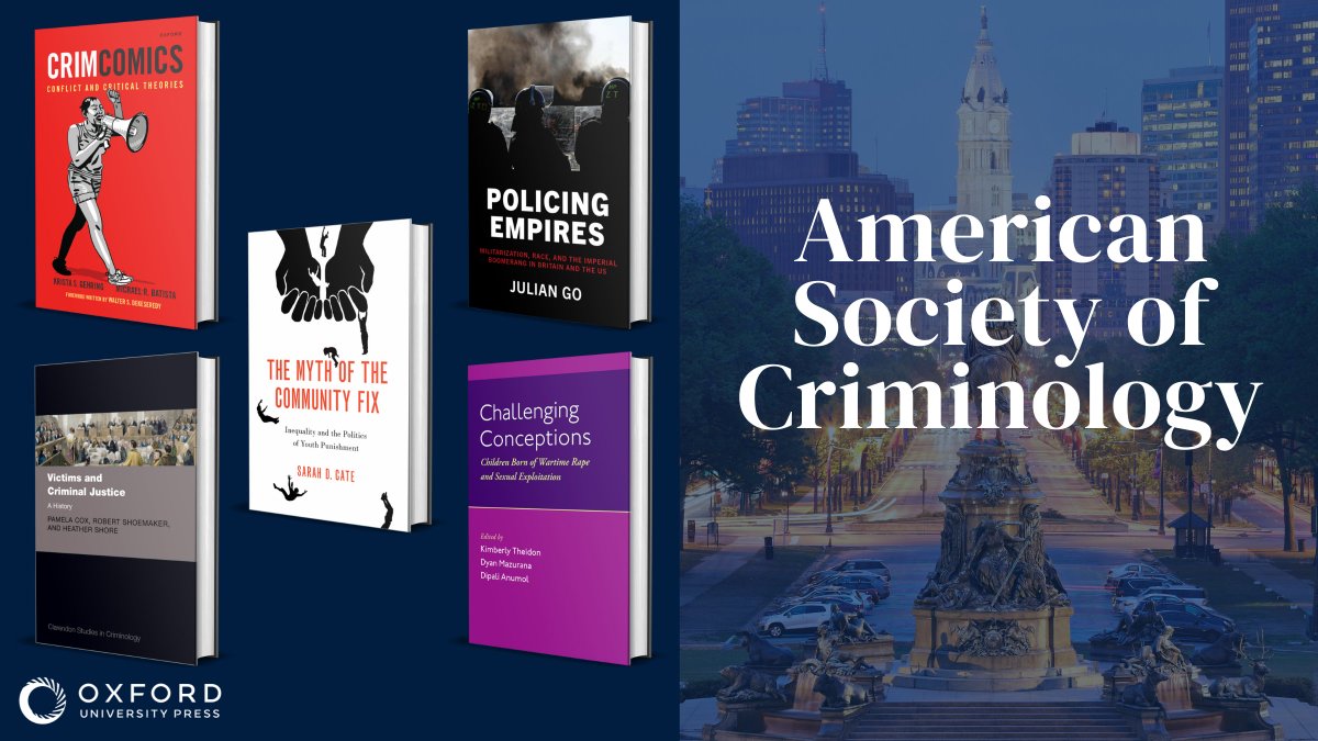 Discover our online booklist for the American Society of Criminology annual meeting and save on award-winning criminology research. #ASCriminology2023 🔗bit.ly/3tGxqex