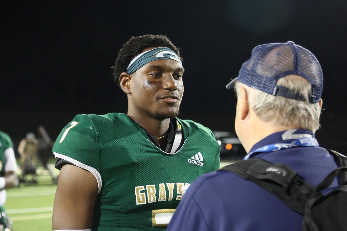 3⭐️ <a href="/grayson_fb/">Grayson Football</a> QB1 <a href="/Jd_davis_/">JD Davis</a> speaks with the media after leading his team to a 42-18 playoff win over North Paulding. 

|| <a href="/DavinBellamy17/">DB</a>