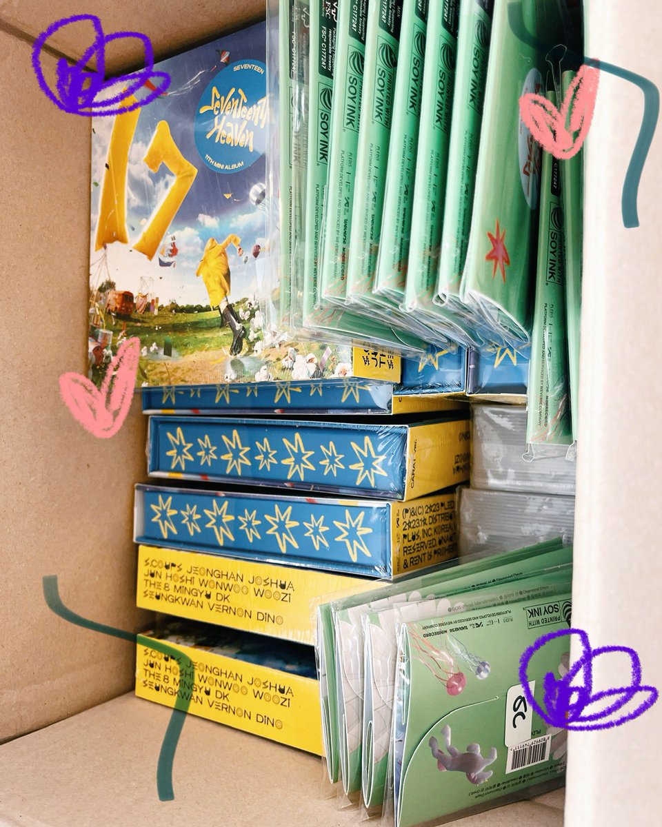 dnbsellies's tweet photo. ʕ”̮ॽु⋆⁺₊⋆ ♡̷̷̷  @sunsunkicart is here

get your sealed seventeenth heaven albums during our cupsleeve event! https://t.co/hbrIEezQRf