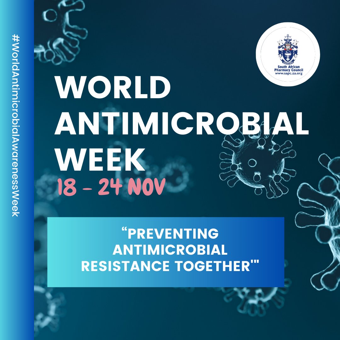 OfficialSAPC's tweet photo. World Antimicrobial Awareness Week

This week is World Antimicrobial Awareness Week and the 2023 theme is “Preventing antimicrobial resistance together”.

#Antibiotics
#WorldAntimicrobialAwarenessWeek
#AMR https://t.co/nc87NeZ1XA