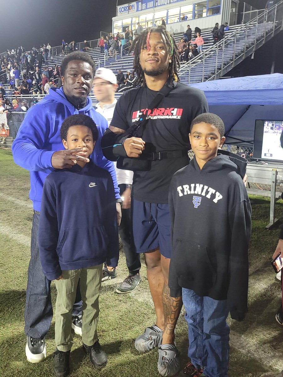 #Colts QB Anthony Richardson was at the University Christian-Trinity Christian #flhsfb playoff game tonight in Jacksonville.