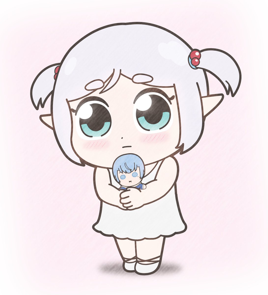 フリーレン「【Little Frieren】 #フリーレンFA #フリーレン #friere」|KUMA★ANE🧸クマ姉 (ご支援募集中です)のイラスト