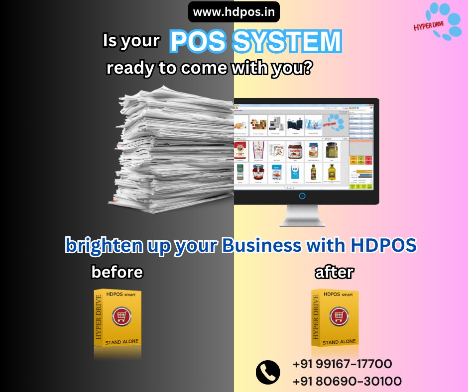 Hdpos_hd's tweet photo. Say Goodbye to Complexity, Hello to Effortless Billing with HDPOS SMART- No.1 Billing Software
#hdpossmart #hyperdrivesolutions #erp #pos #BillingSoftware #Invoicing #SmallBusiness #FinanceTools #BusinessAutomation #OnlineInvoicing #FinancialManagement #Entrepreneur https://t.co/vgDMJmBqIp