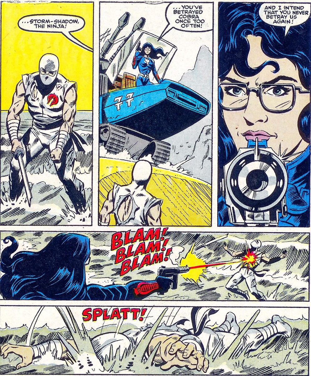 As a kid, I loved the comics. So much grittier than the cartoon #GIJoe