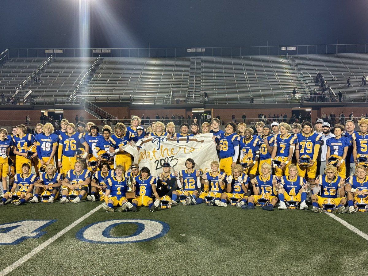 Very proud of these boys &amp; coaching staff.  Area Champs - moving on to some Turkey Ball.  #PantherPride