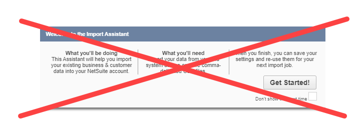 SuiteAdvanced's tweet photo. Say goodbye to these annoying tooltips in #NetSuite:
- NetSuite Analytics Warehouse guide
- "Did you know?" modal on global search results
- "Welcome to the Import Assistant" modal on the CSV Import Assistant
- File Drag and Drop bundle guide

#NewFeature
#SuiteAdvanced https://t.co/yds62D1naa
