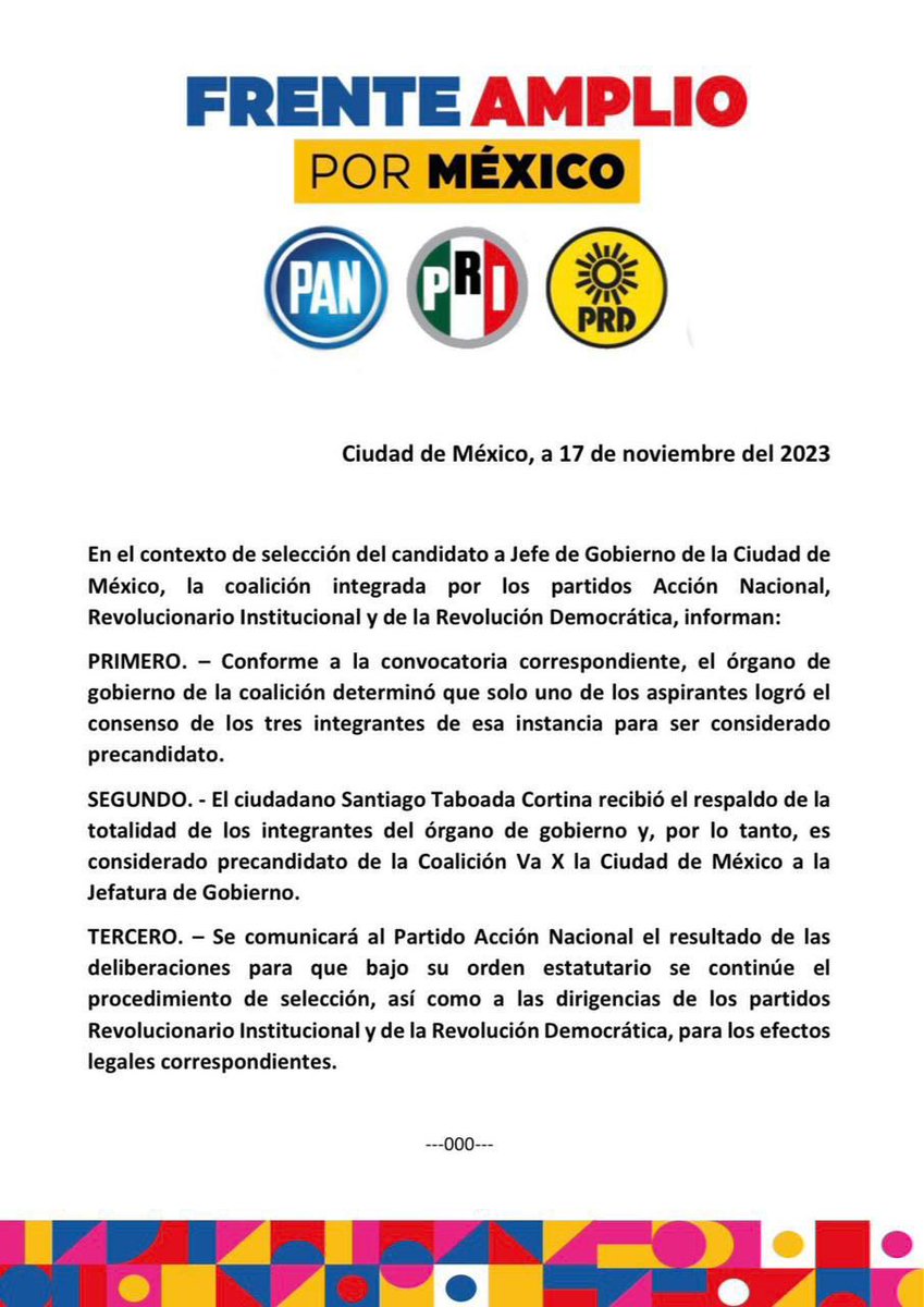 EnriqueVargasdV's tweet photo. Estimado amigo @STaboadaMx muchas felicidades por tu precandidatura a la Jefatura de Gobierno de la coalición. Sin duda, se obtendrá el triunfo en la #CDMX contigo al frente. Tu experiencia, honestidad y rectitud te respaldan. Un abrazo. https://t.co/dXo59B5kYW