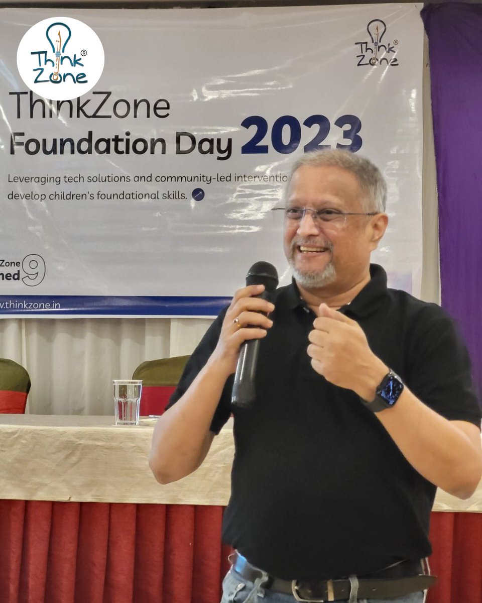 ' I am delighted to witness #ThinkZone's commitment to leveraging #tech for the betterment of the #education system in the lower strata of society,' expressed Chandra Shekhar, Founder & CEO of AlumNetworks & a Member of our Advisory Board during ThinkZone's 9th foundation day.